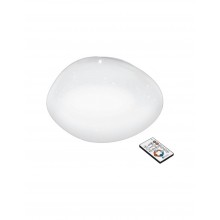 Plafoniera Led "Sileras" Effetto Cristallo+Telecomando Ø 45 cm